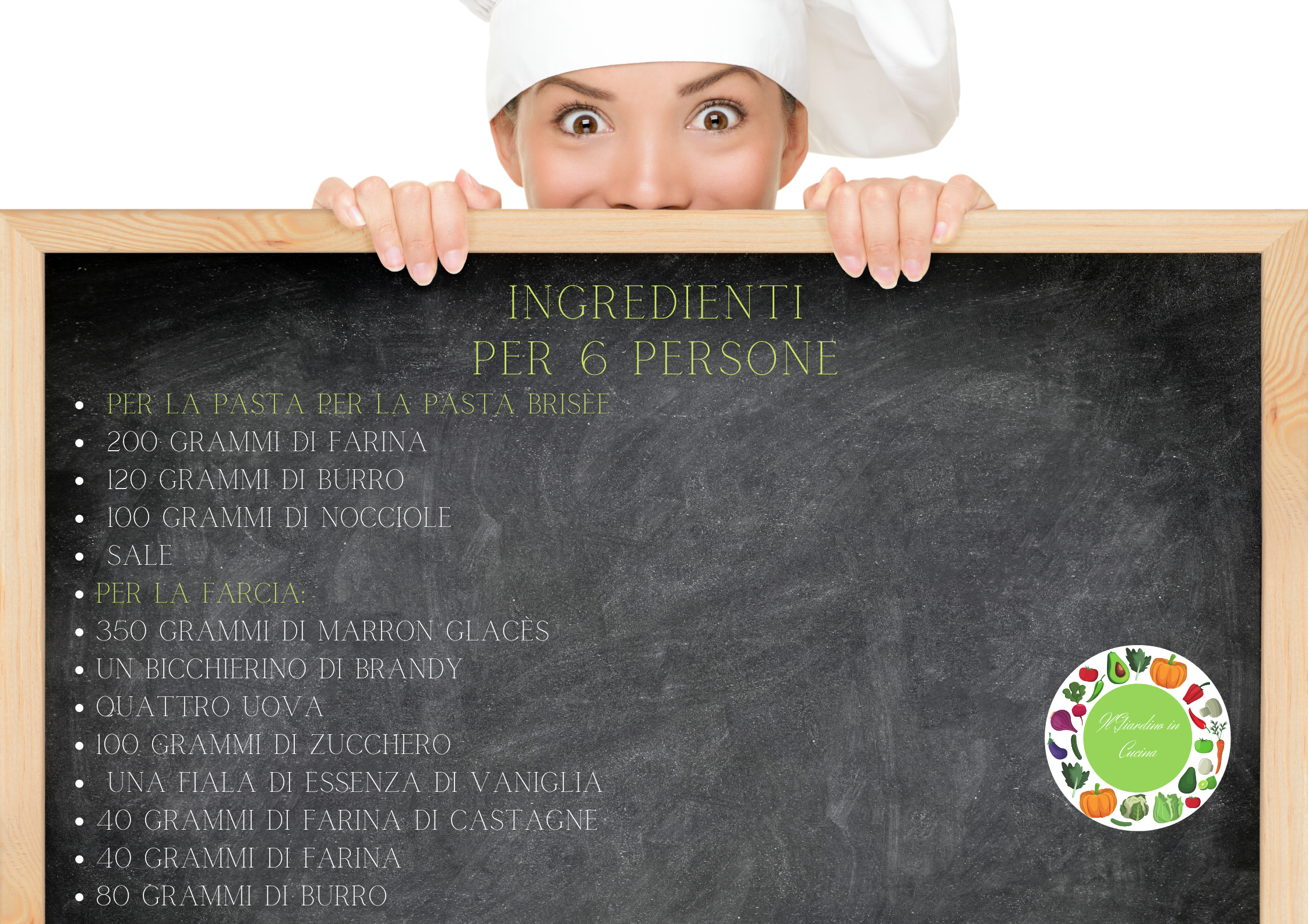 Crostata di castagne